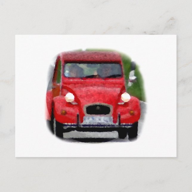 Citroen 2CV Ente Postkarte (Vorderseite)