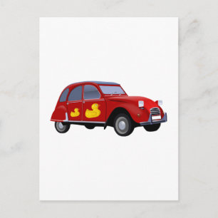 Citroen 2CV Postkarte