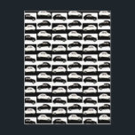 Citroen 2CV Postkarte<br><div class="desc">lustige klassische französische Auto gebaut von der Automobilfirma Citroën 2 cv - genannt Ente (Ente) in deutsch von vielen Besitzern Freunde Sammler Händler Muster schwarz-weiß gekachelt Muster</div>