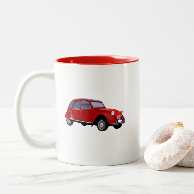Citroen 2CV Tasse (Mit Donut)