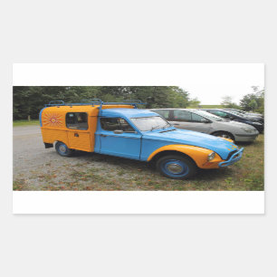 Citroen Acadiane Rechteckiger Aufkleber