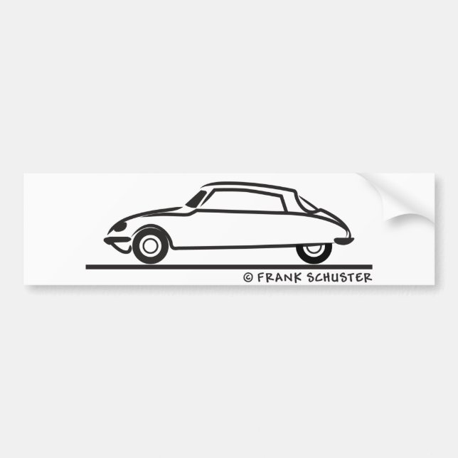 Citroën DS 21 Autoaufkleber (Vorne)