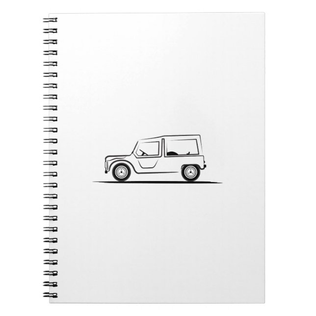 Citroen Mehari Citroën Mehari Notizblock (Vorderseite)