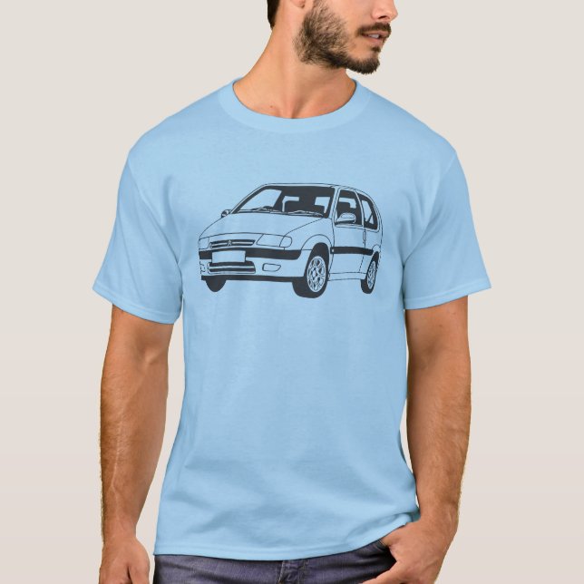 Citroen Saxo VTS a inspiré le T-shirt (Devant)