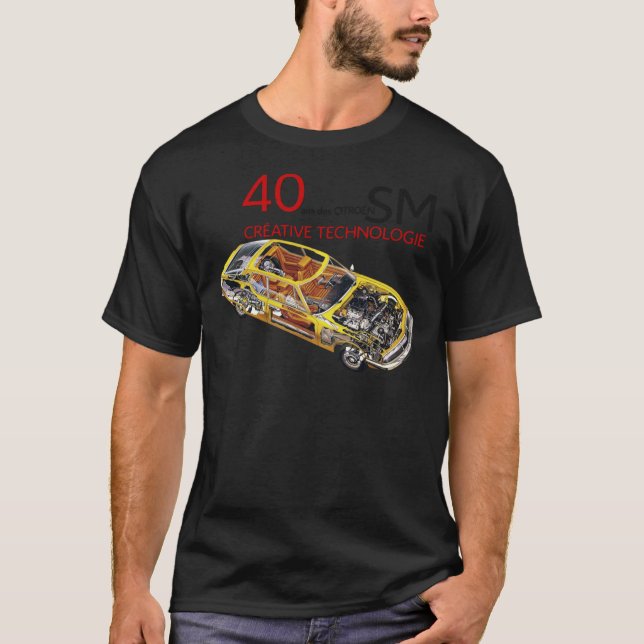 CITROEN SM Classic T-Shirt (Devant)