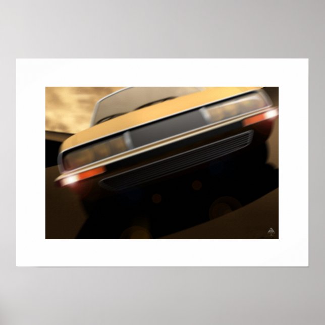 Citroen SM-Plakat Poster (Vorne)