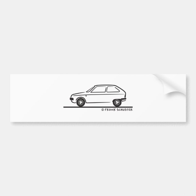 Citroën Visa Citroen Visa Autoaufkleber (Vorne)