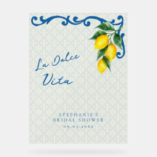 Citron Bleu La Dolce Vita Italienne Inspiré Bridal