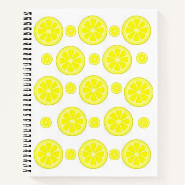 Citron Carnet spiral (Devant)