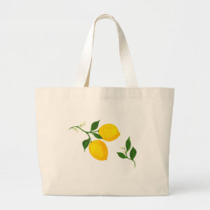 Citrons et sac fourre-tout Feuille