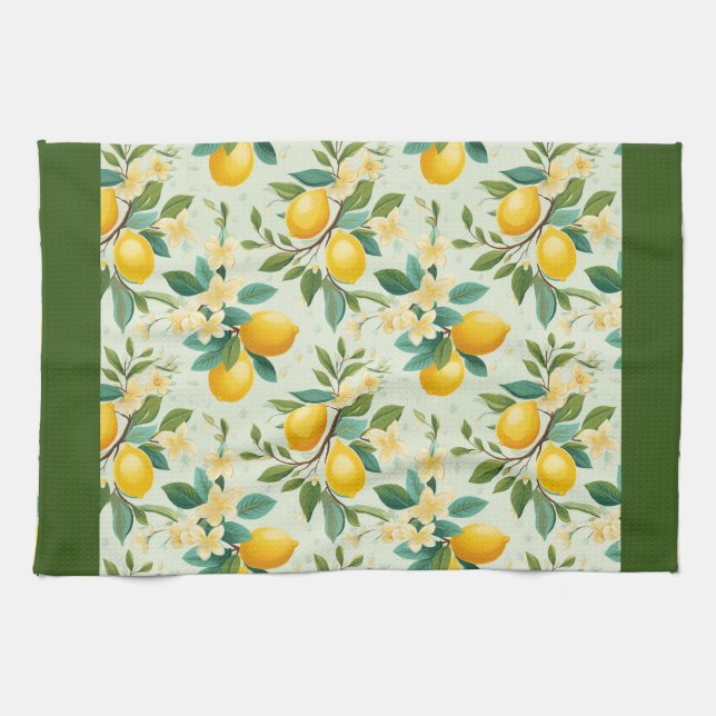 Citrons Serviette de cuisine (Horizontal)