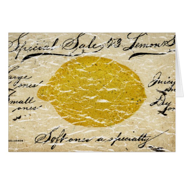 Citrons spéciaux -1897 - en détresse (Devant horizontal)