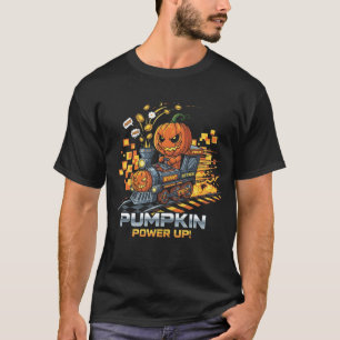 CITROUILLE ! Amusant T-shirt Gamer Halloween