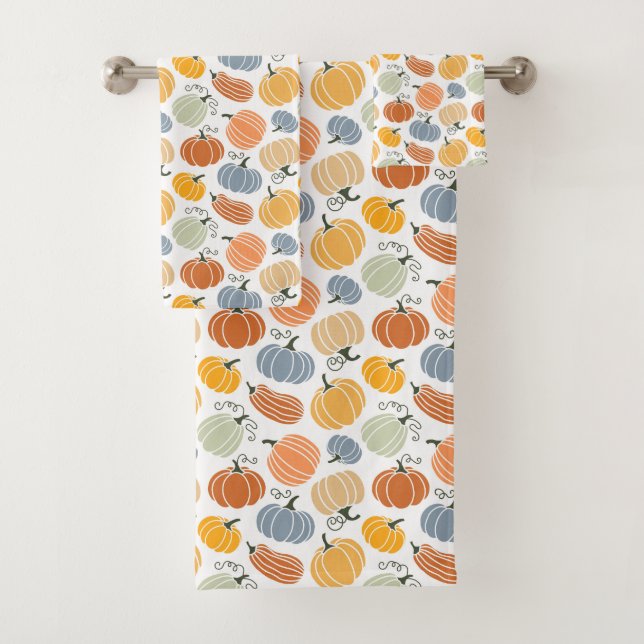 Citrouille coloré Motif gourd  (En situation)