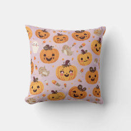 Citrouille Coussin Carré Halloween