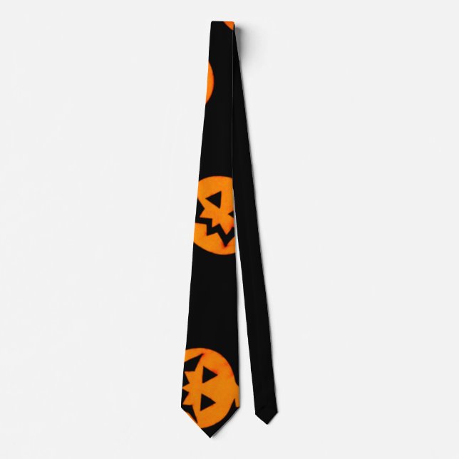 Citrouille Cravate Halloween (Devant)