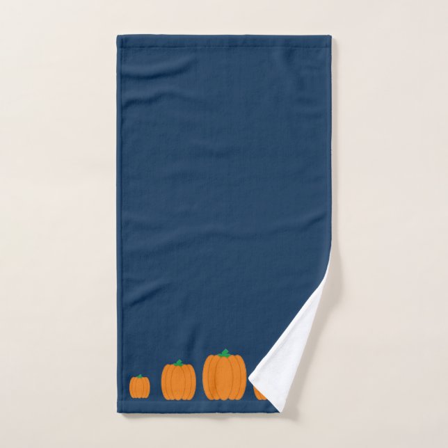 Citrouille d'automne (Serviette à main)