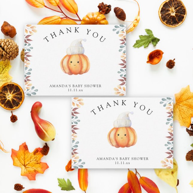 Citrouille d'automne en casquette - merci (Créateur téléchargé)