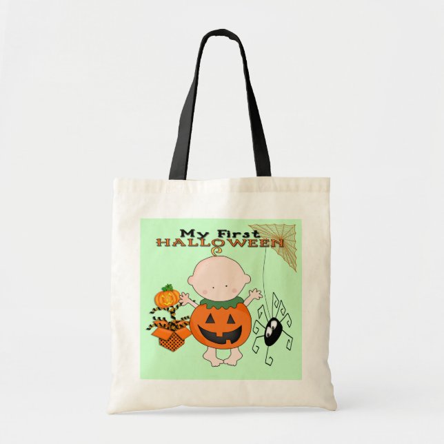 Citrouille de bébé mes ęrs sacs de Halloween (Devant)