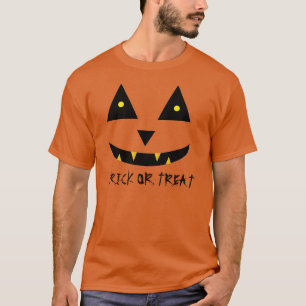 Citrouille de peur masculin FACE HALLOWEEN T-Shirt
