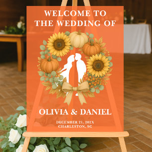 Citrouille de tournesol rustique Mariage de automn