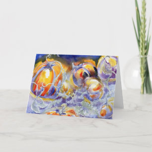 Citrouille Dreams Blank Carte pour notes