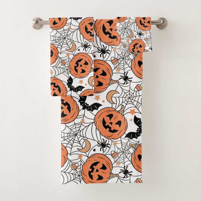 Citrouille éffrayant Motif Halloween (En situation)
