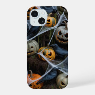 Citrouille effrayant Web Halloween iPhone / coque 