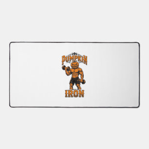 Citrouille Fer Vintage Bodybuilder Halloween Desig