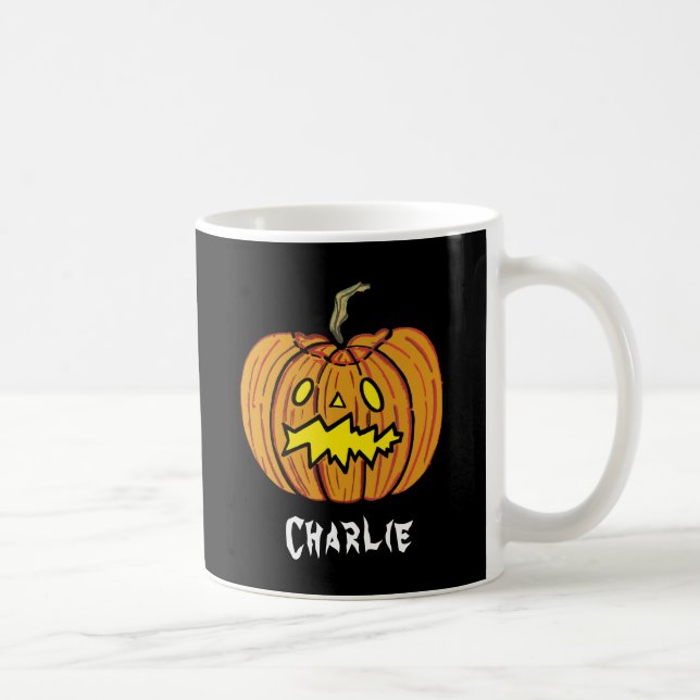 Citrouille Halloween café Mug (Droite)
