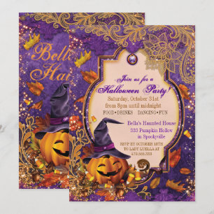 CITROUILLE HALLOWEEN INVITATION PARTI