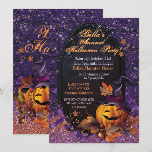CITROUILLE HALLOWEEN INVITATION PARTI
