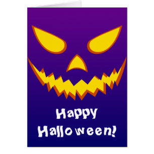 Citrouille Jack-o'-lantern de la face d'Halloween