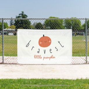 citrouille la plus courageuse Bannière extérieure