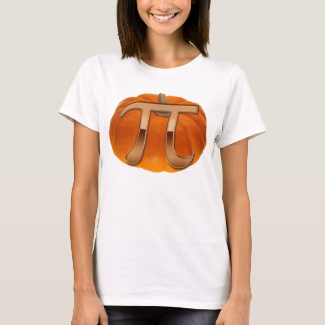 Citrouille Pi Funny T-shirt amoureux des maths (Devant)