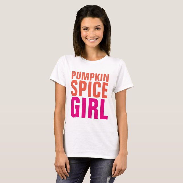 CITROUILLE SPICE GIRL, T-shirts drôles (Devant entier)