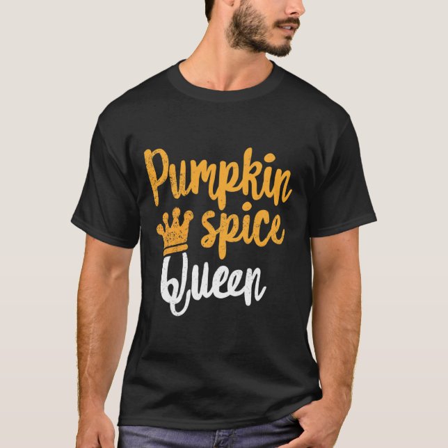 Citrouille Spice Queen T-Shirt Love Coffee Latte A (Devant)