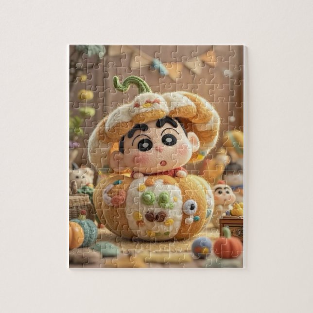 Citrouille Surprise Plush Puzzle - L'automne de Sh (Vertical)