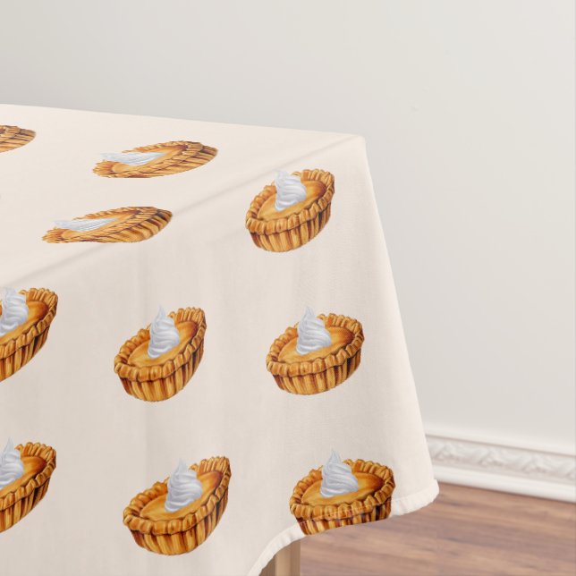 Citrouille tarte Thanksgiving Party nappe (In Situ)