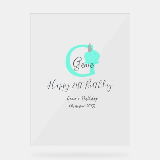 Citrouille vert automne anniversaire 21e pastel gr (Recto)