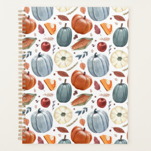 Citrouilles d'automne et feuilles d'automne Motif