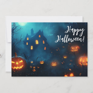 Citrouilles de Nuit Carte de vœux Halloween