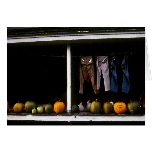 Citrouilles et linecard de lavage (Devant horizontal)