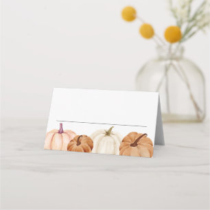 Citrouilles Nom Cartes de Place