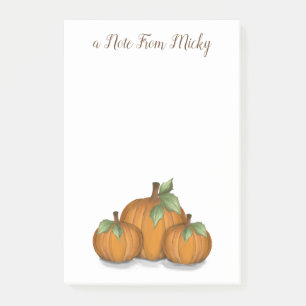 Citrouilles Peintes Post-it Notes