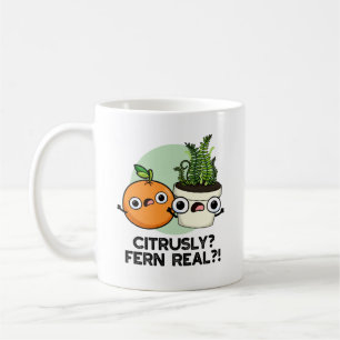 Citrous Fern Real Funny Citrus Pflanze Puff Kaffeetasse