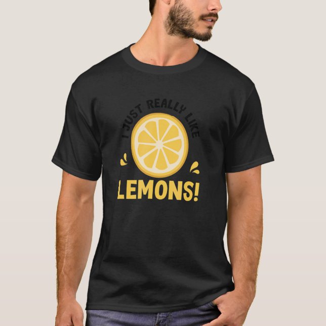 Citruis Fruchtsommer Lemon Tropische Limonade T-Shirt (Vorderseite)