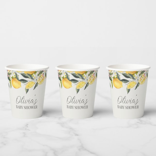 Citrus Babydusche Pappbecher (Multi)