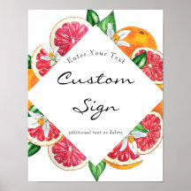 Citrus | Benutzerdefiniertes Textzeichen