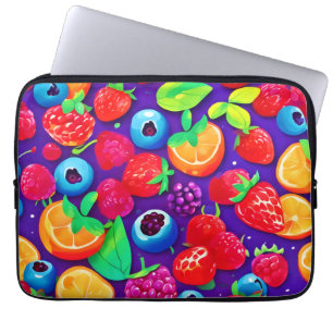 Citrus & Berries Burst Laptopschutzhülle